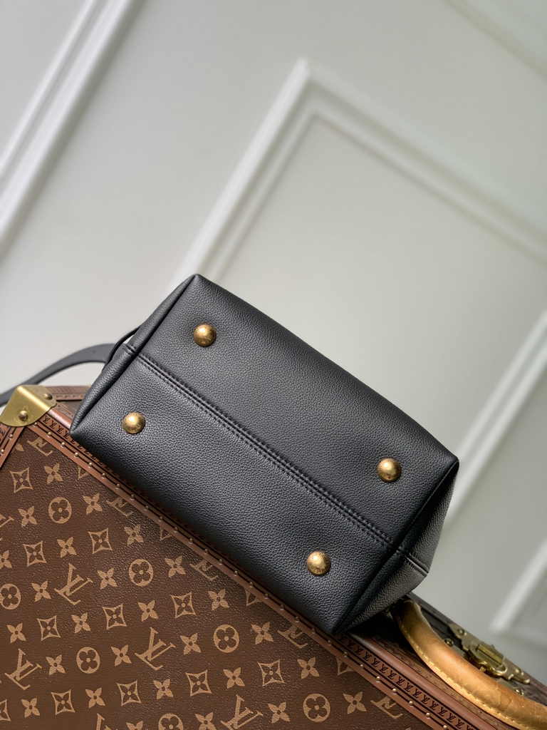 Louis Vuitton Low Key Hobo PM Bag M25352 Black Grained calfskin - Default Title - View 5