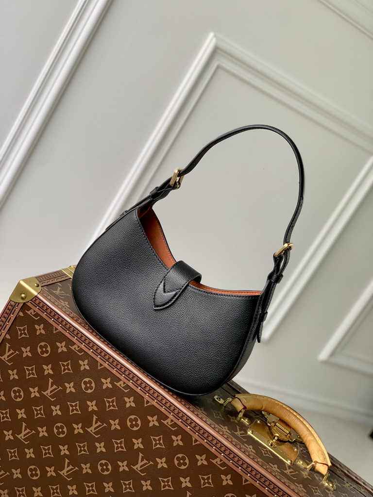 Louis Vuitton Low Key Shoulder Bag M24611 Black calfskin