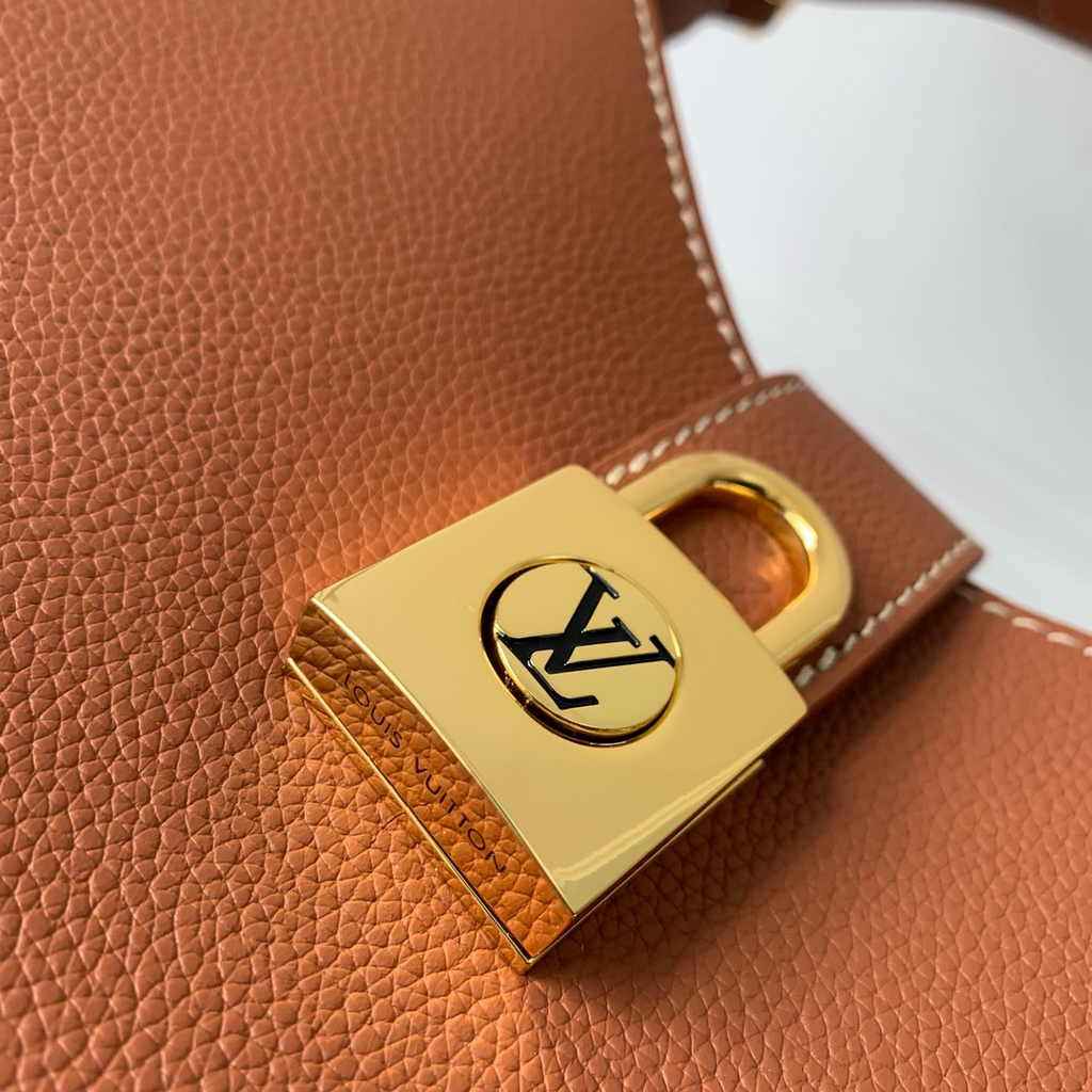 Louis Vuitton Low Key Shoulder Bag M24885 Brown calfskin