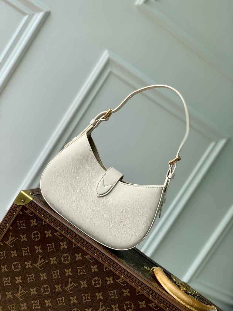 Louis Vuitton Low Key Shoulder Bag M24990 Beige calfskin