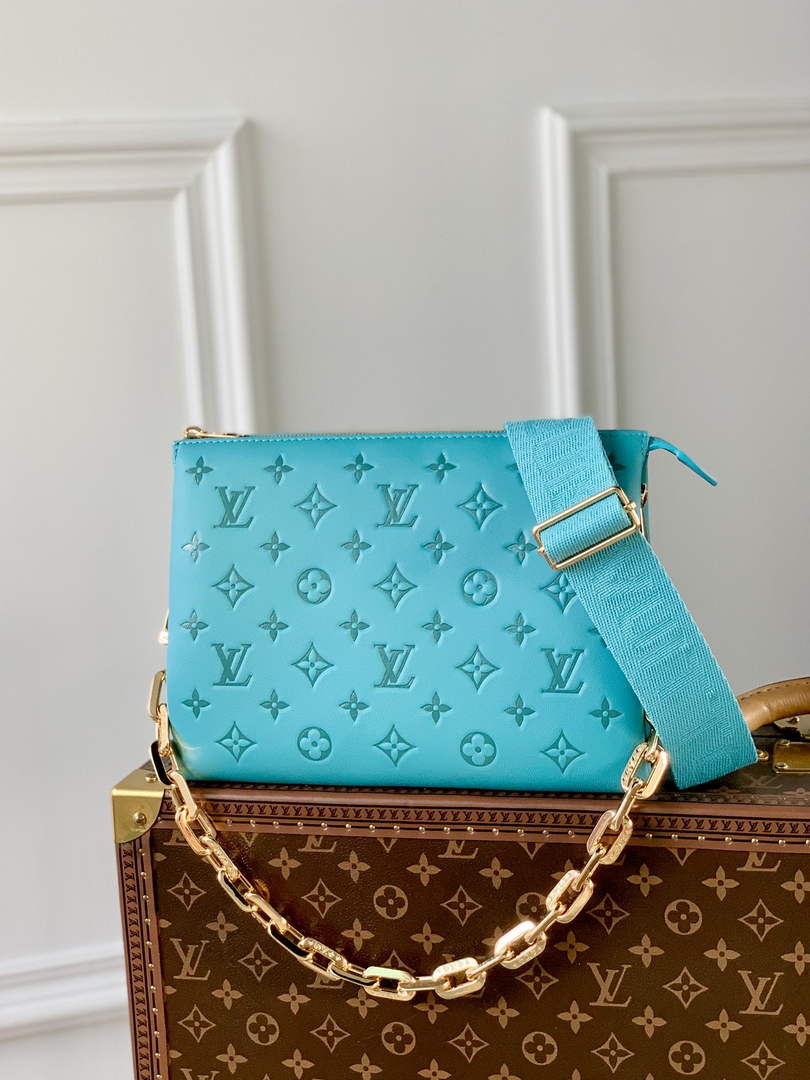 Louis Vuitton LV M20769 Coussin PM Handbags Blue - Default Title - View 1