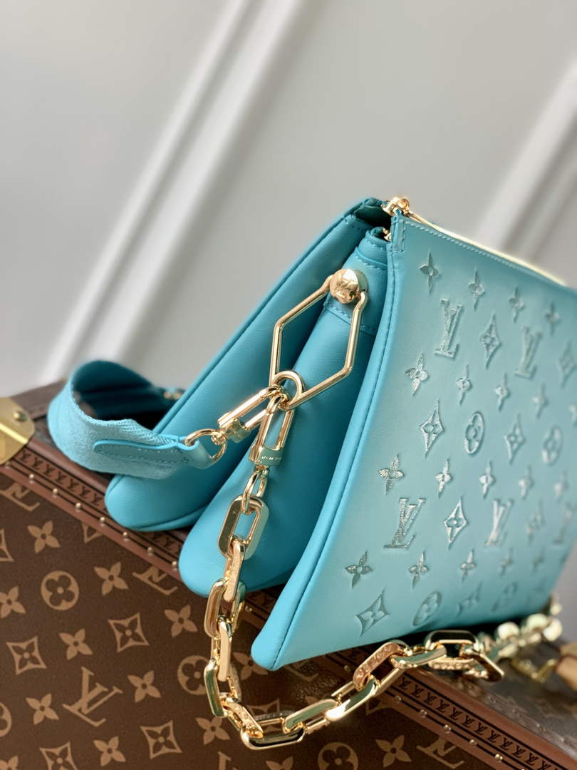 Louis Vuitton LV M20769 Coussin PM Handbags Blue - Default Title - View 2