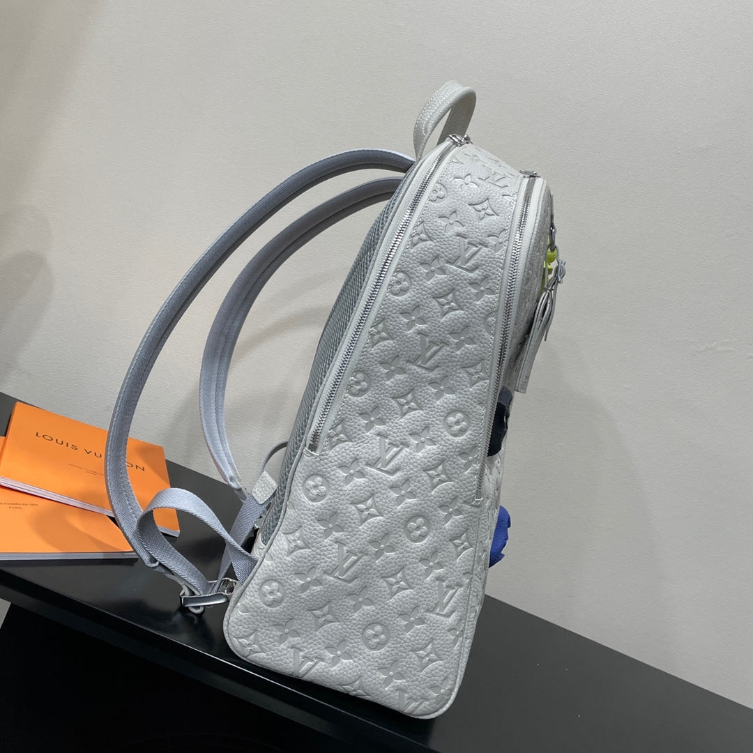 Louis Vuitton LV M20877 Ellipse Backpack Leather Beige