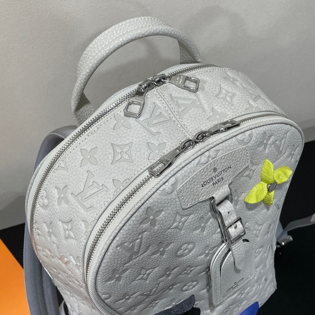 Louis Vuitton LV M20877 Ellipse Backpack Leather Beige