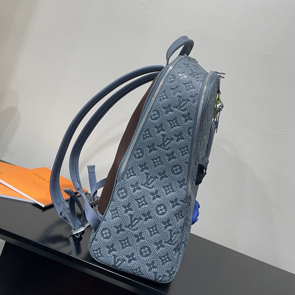 Louis Vuitton LV M20877 Ellipse Backpack Leather Gray