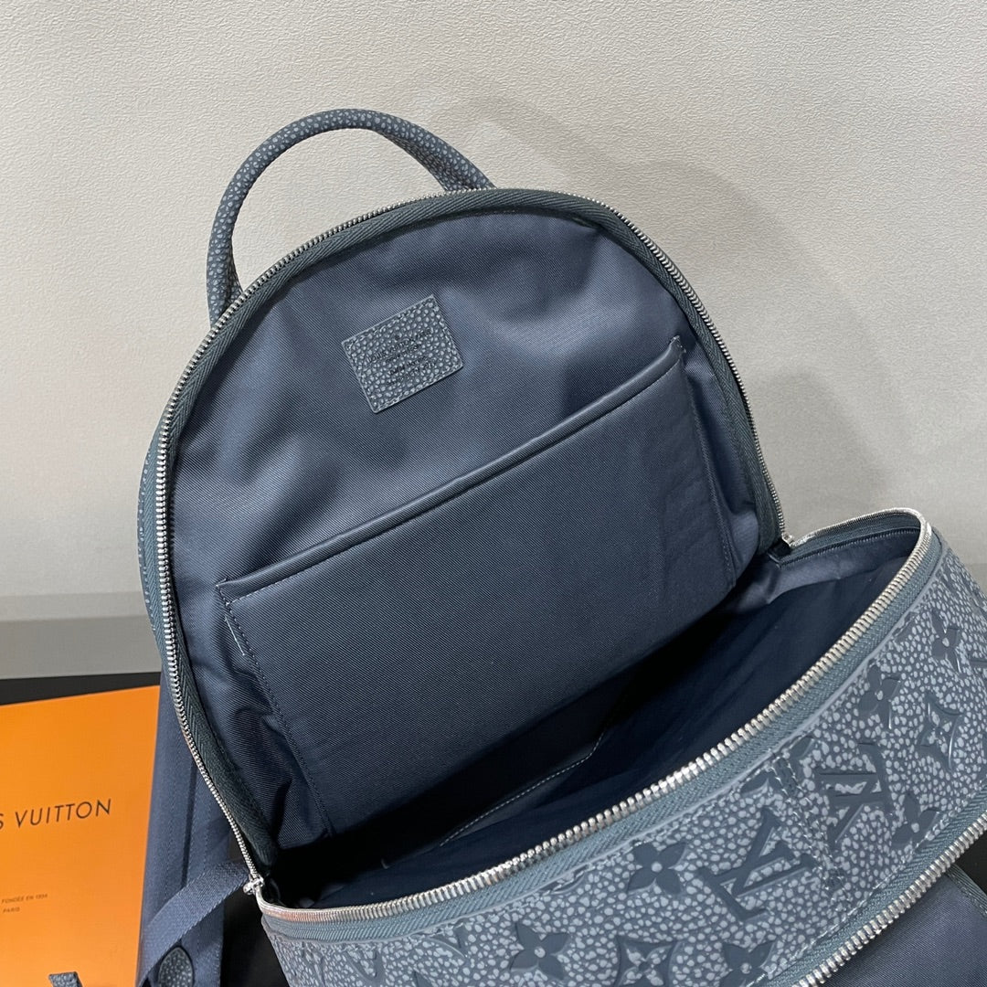 Louis Vuitton LV M20877 Ellipse Backpack Leather Gray