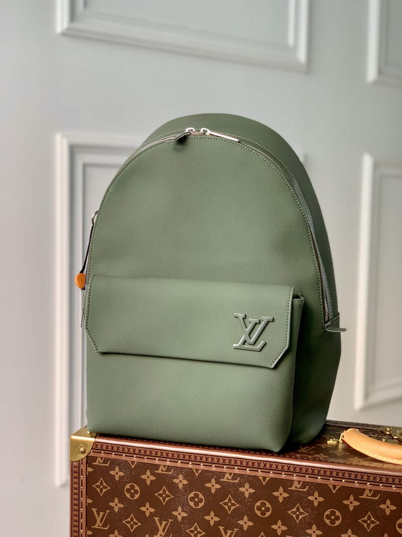 Louis Vuitton LV M21362 New Backpack Leather Khaki