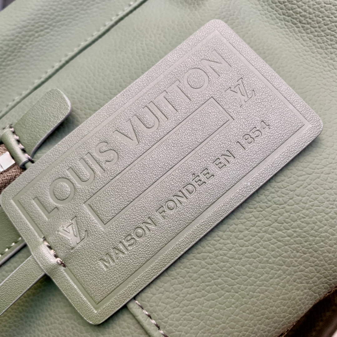 Louis Vuitton LV M21362 New Backpack Leather Khaki