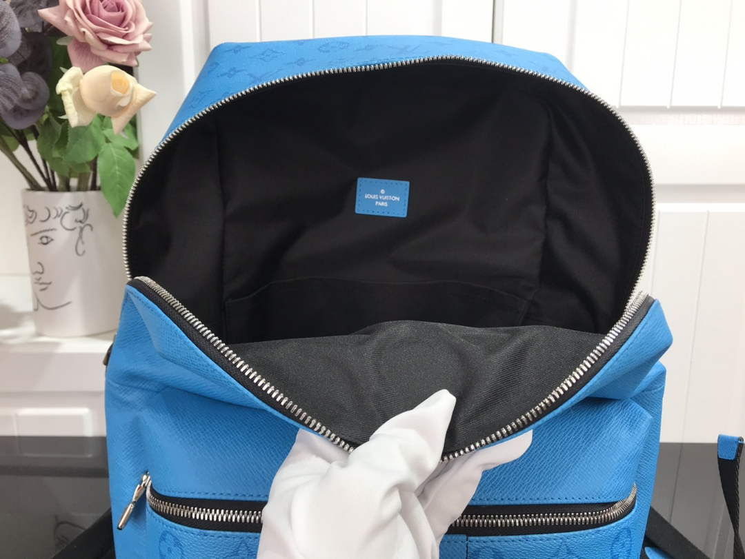 Louis Vuitton LV M30230 Discovery Backpack PM Monogram Blue