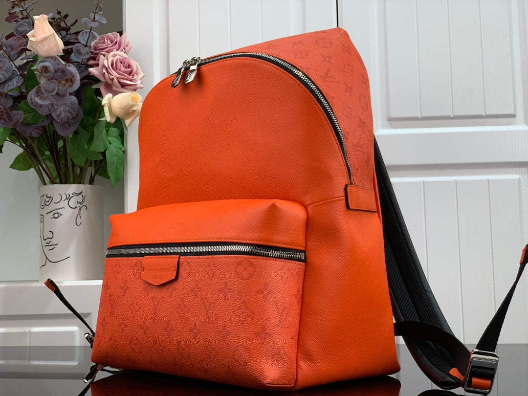 Louis Vuitton LV M30230 Discovery Backpack PM Monogram Orange