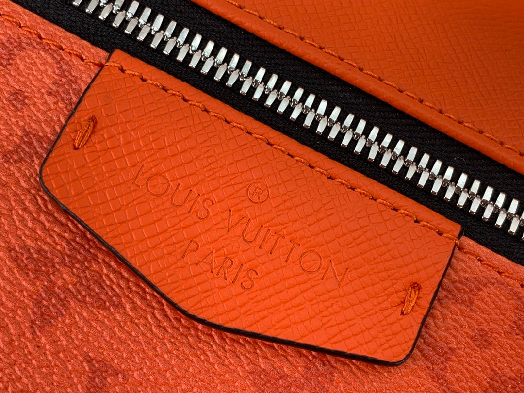 Louis Vuitton LV M30230 Discovery Backpack PM Monogram Orange