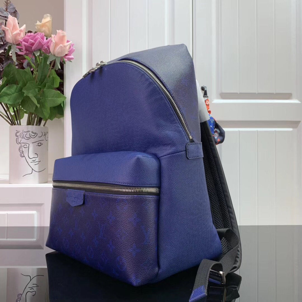 Louis Vuitton LV M30230 Discovery Backpack PM Monogram Navy Blue