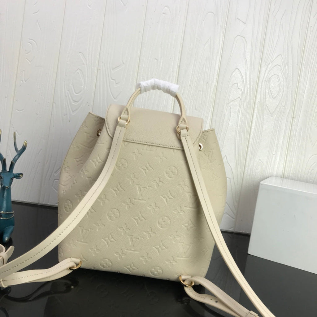 Louis Vuitton LV M45205 Montsouris Backpack Beige