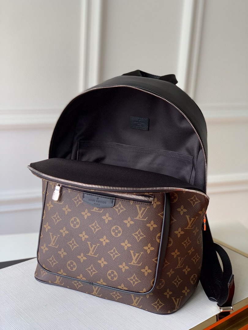 Louis Vuitton LV M45349 Josh Backpack Monogram Macassar Canvas