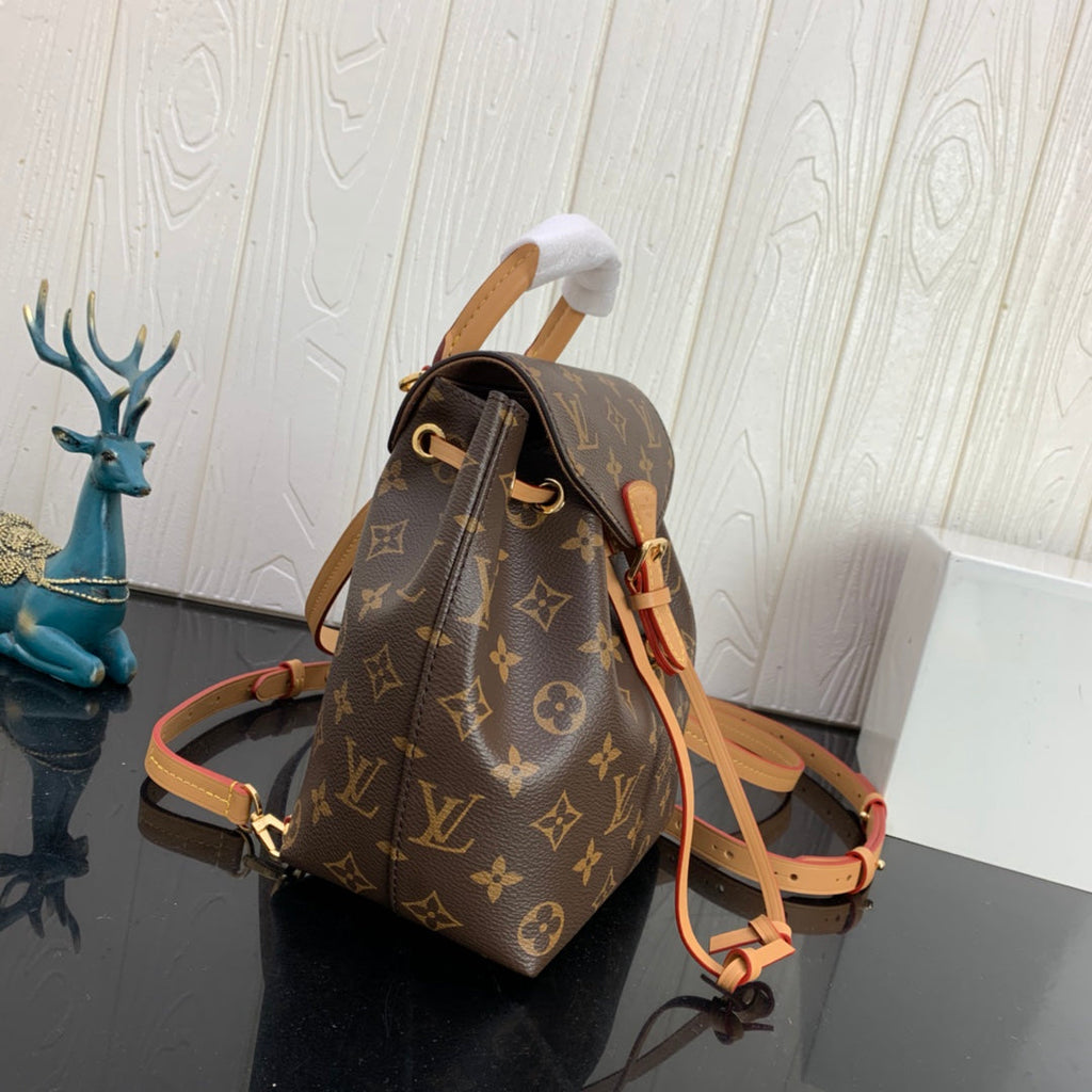 Louis Vuitton LV M45502 Montsouris BB Backpack Monogram