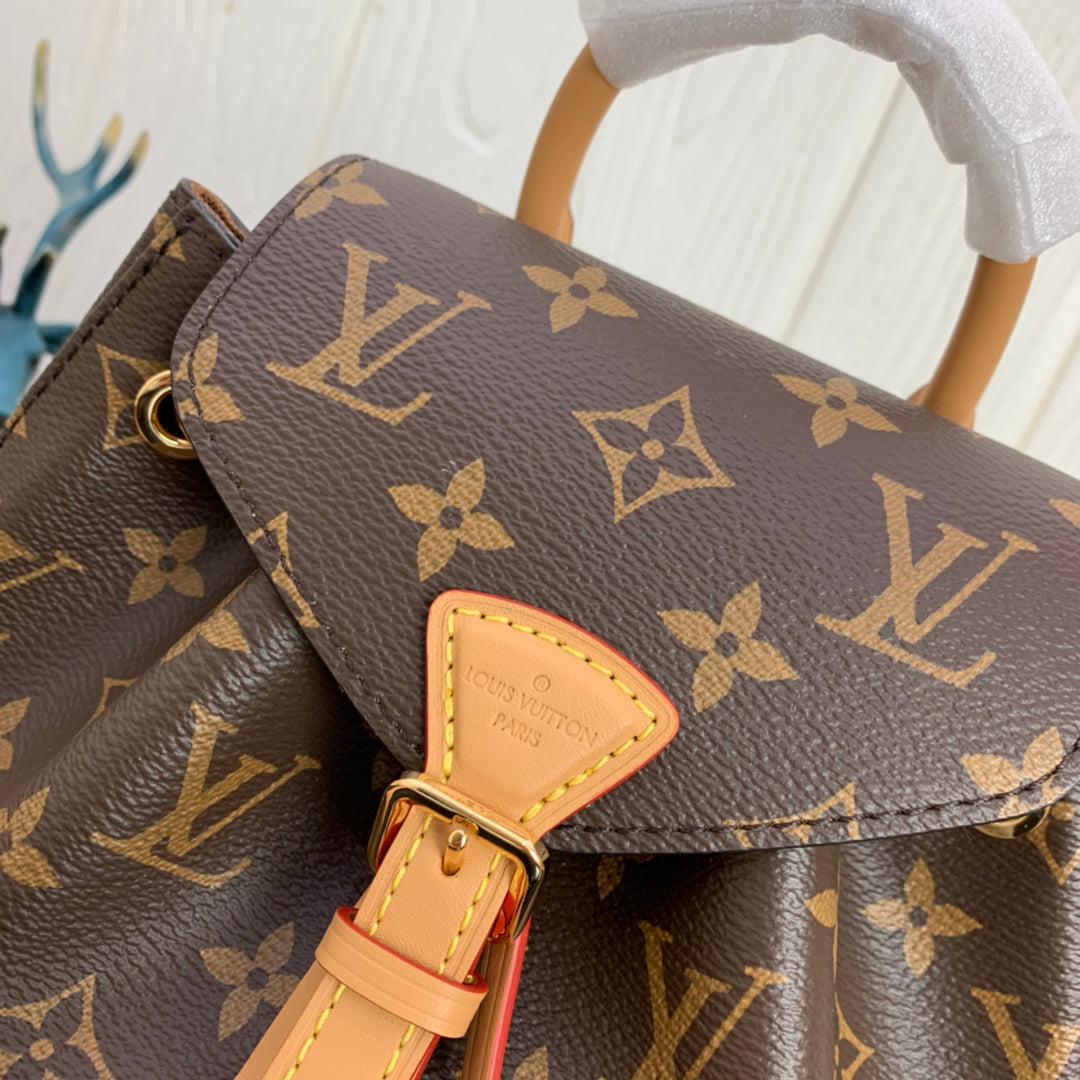Louis Vuitton LV M45502 Montsouris BB Backpack Monogram
