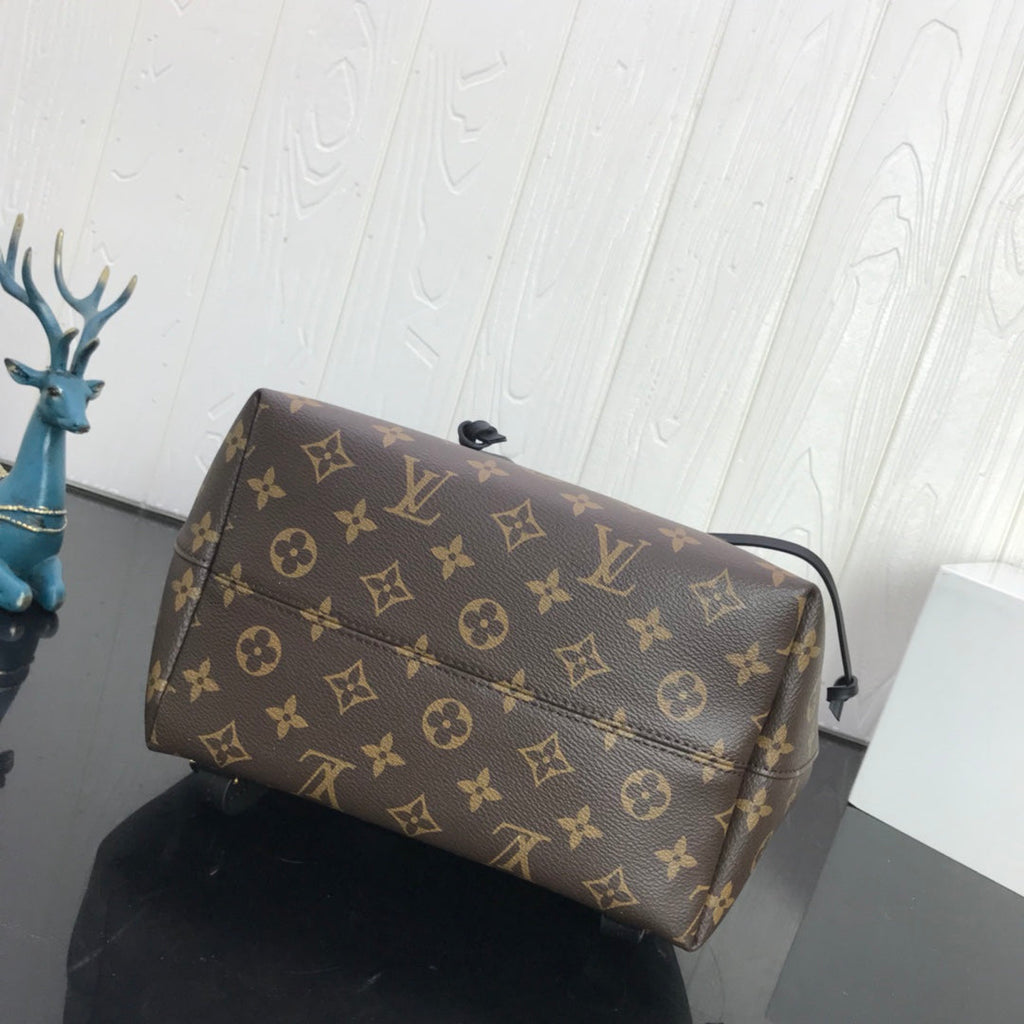 Louis Vuitton LV M45515 Montsouris PM Backpack Monogram Black