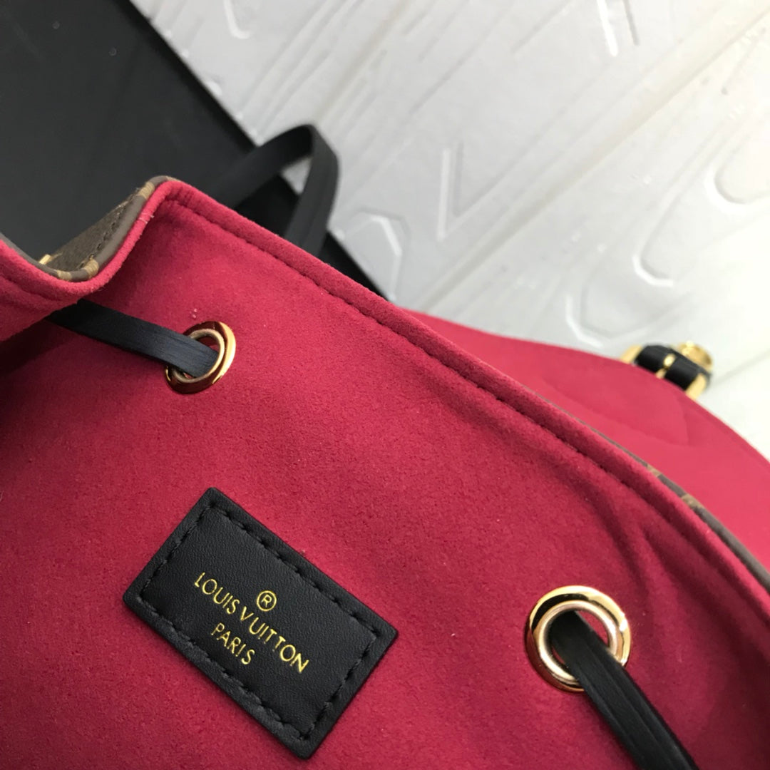 Louis Vuitton LV M45515 Montsouris PM Backpack Monogram Black