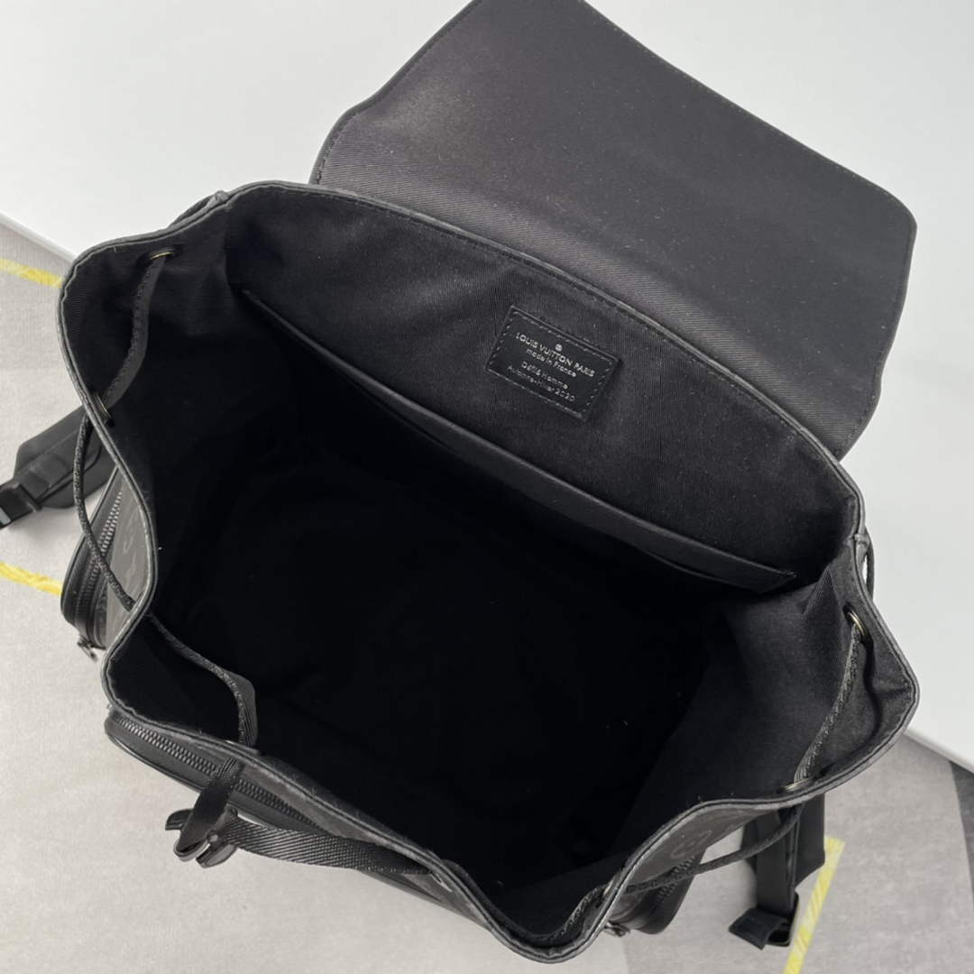 Louis Vuitton LV M45538 Backpack Trio Monogram Eclipse Canvas