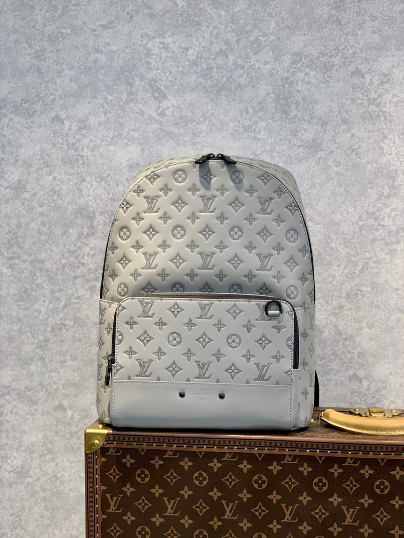 Louis Vuitton LV M46105 Racer Backpack Monogram Shadow Leather