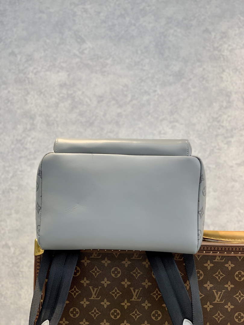 Louis Vuitton LV M46105 Racer Backpack Monogram Shadow Leather