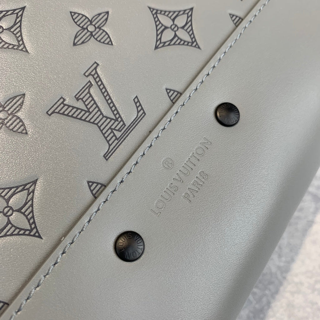 Louis Vuitton LV M46105 Racer Backpack Monogram Shadow Leather
