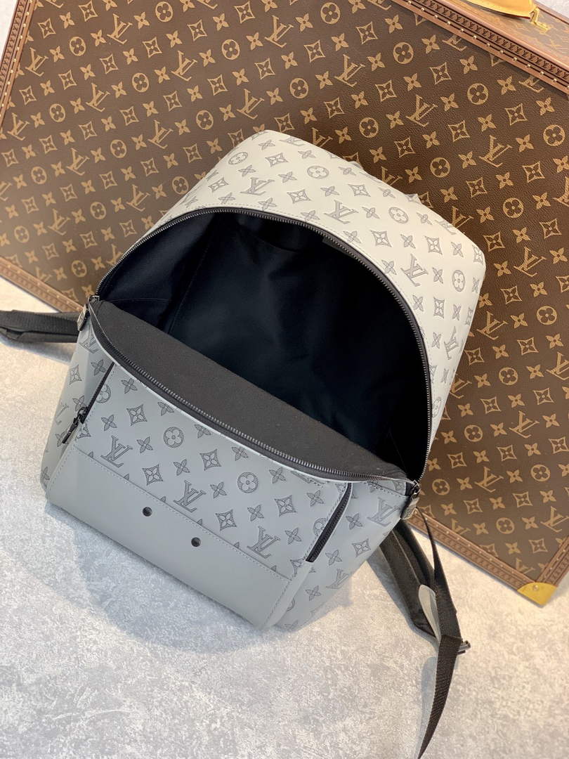 Louis Vuitton LV M46105 Racer Backpack Monogram Shadow Leather