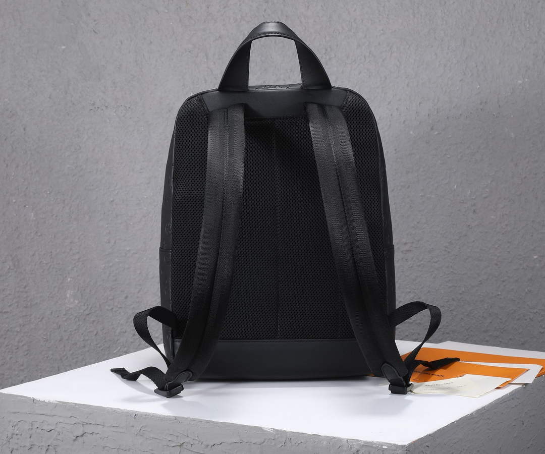 Louis Vuitton LV M46109 Racer Backpack Monogram Shadow Leather