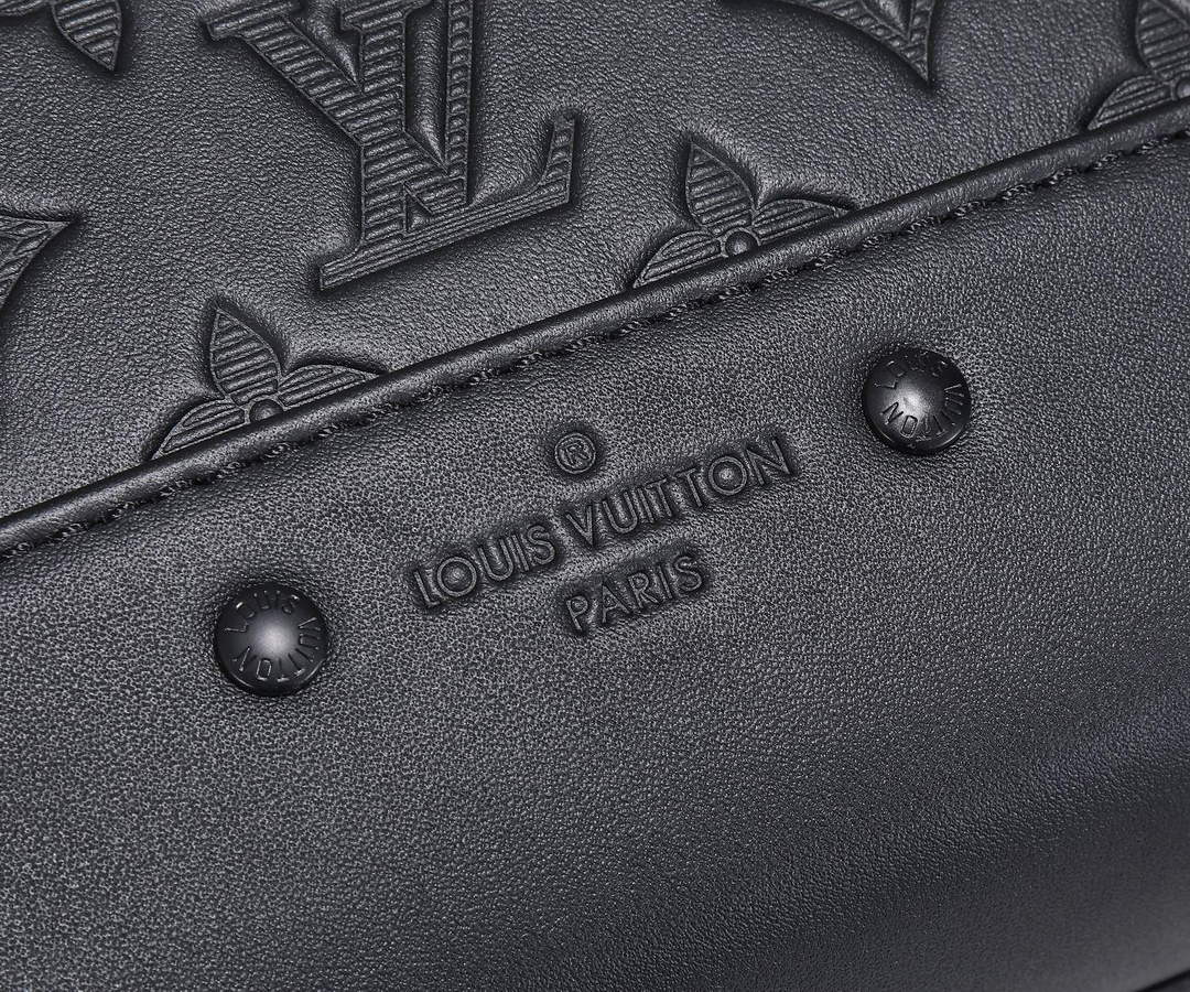 Louis Vuitton LV M46109 Racer Backpack Monogram Shadow Leather