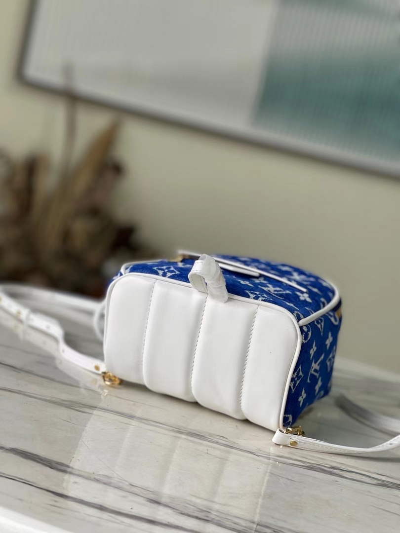 Louis Vuitton LV M46207 Palm Springs Mini Monogram Blue