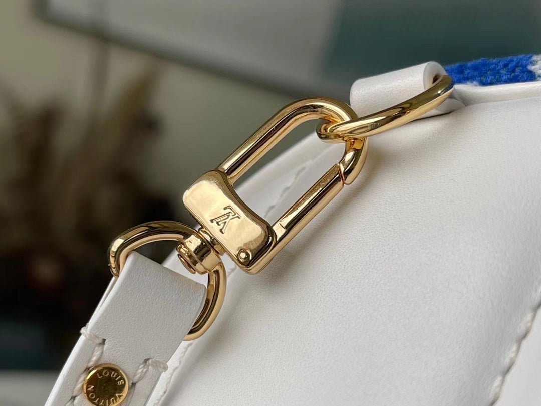 Louis Vuitton LV M46207 Palm Springs Mini Monogram Blue