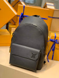 Louis Vuitton LV M57079 New Backpack Leather Black