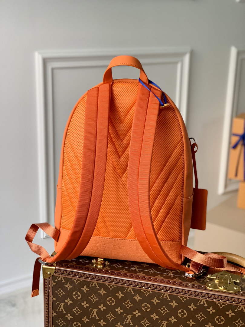 Louis Vuitton LV M57079 New Backpack Leather Orange
