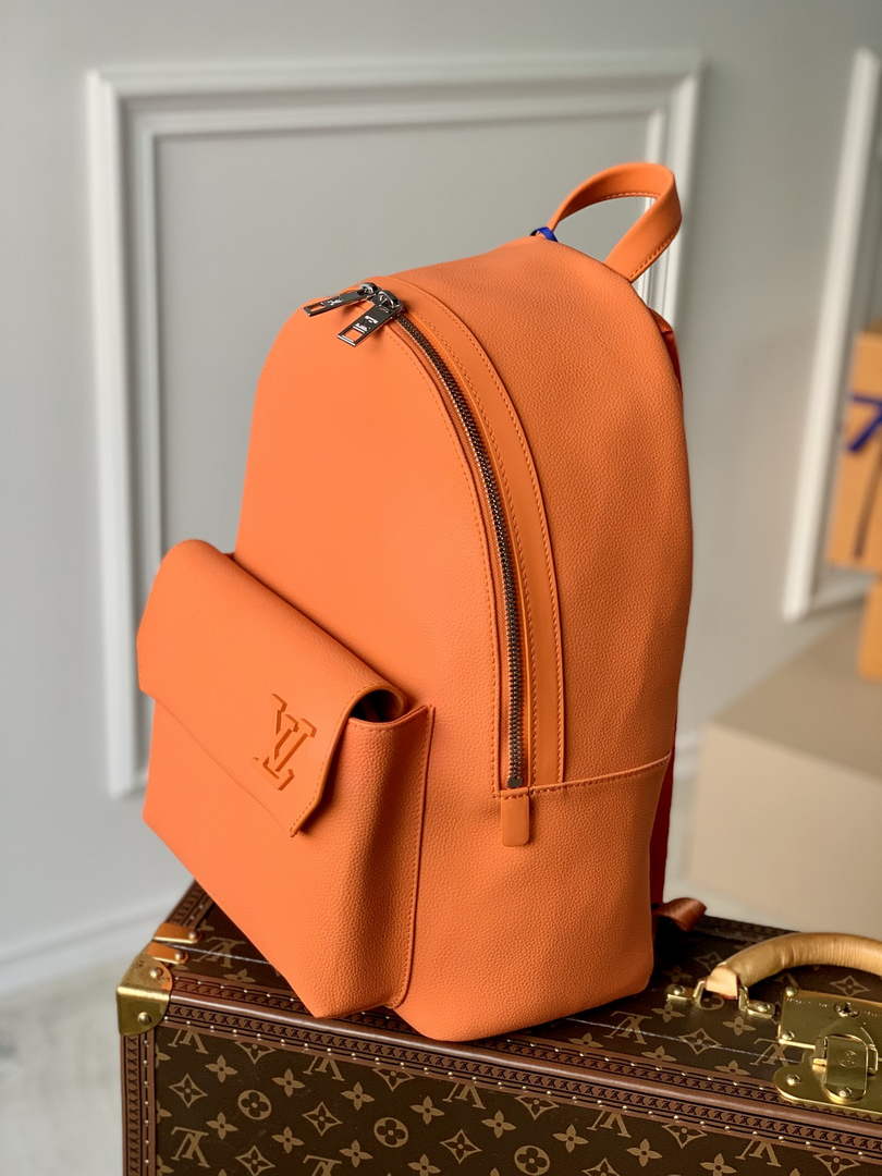 Louis Vuitton LV M57079 New Backpack Leather Orange