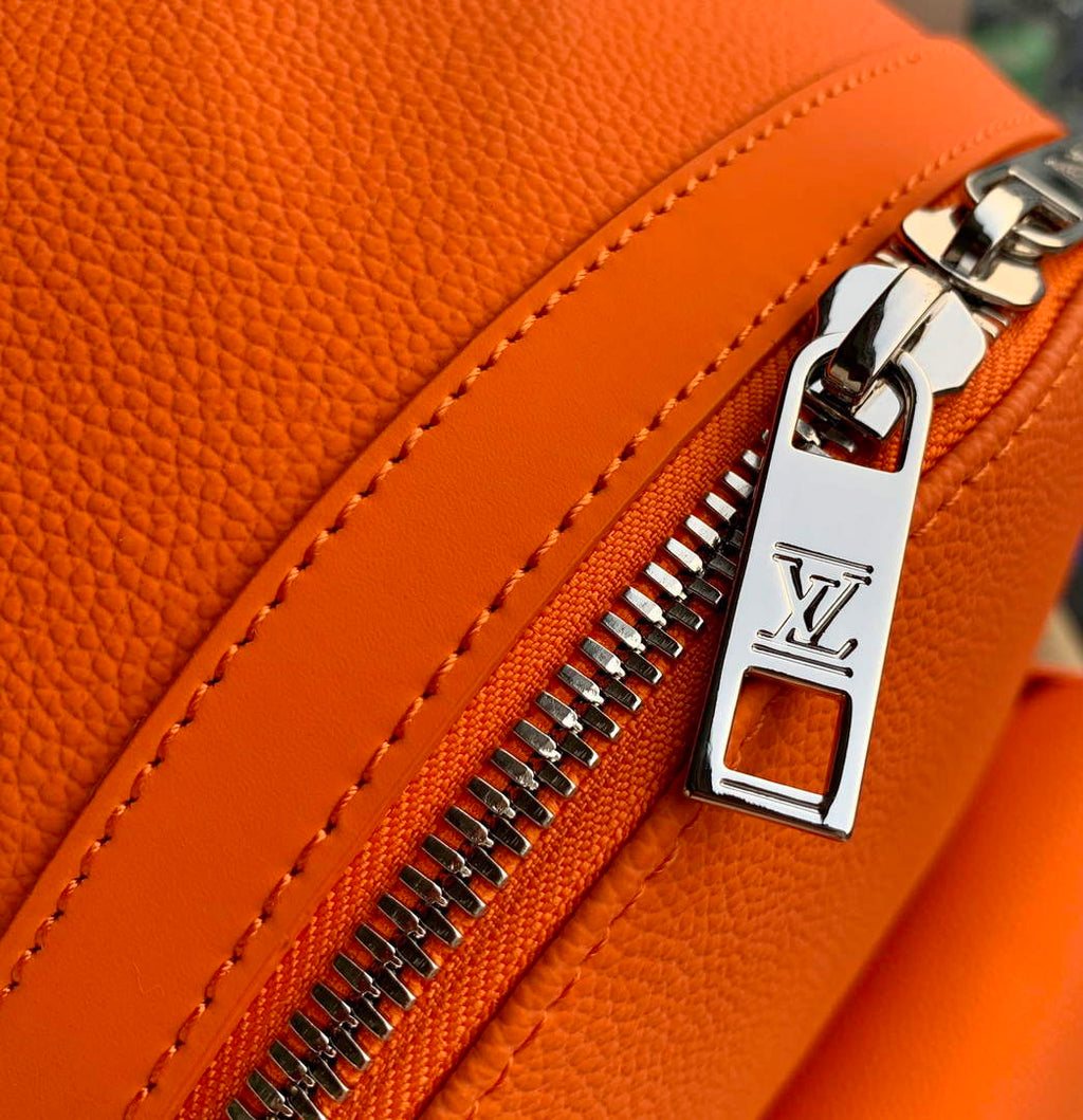 Louis Vuitton LV M57079 New Backpack Leather Orange