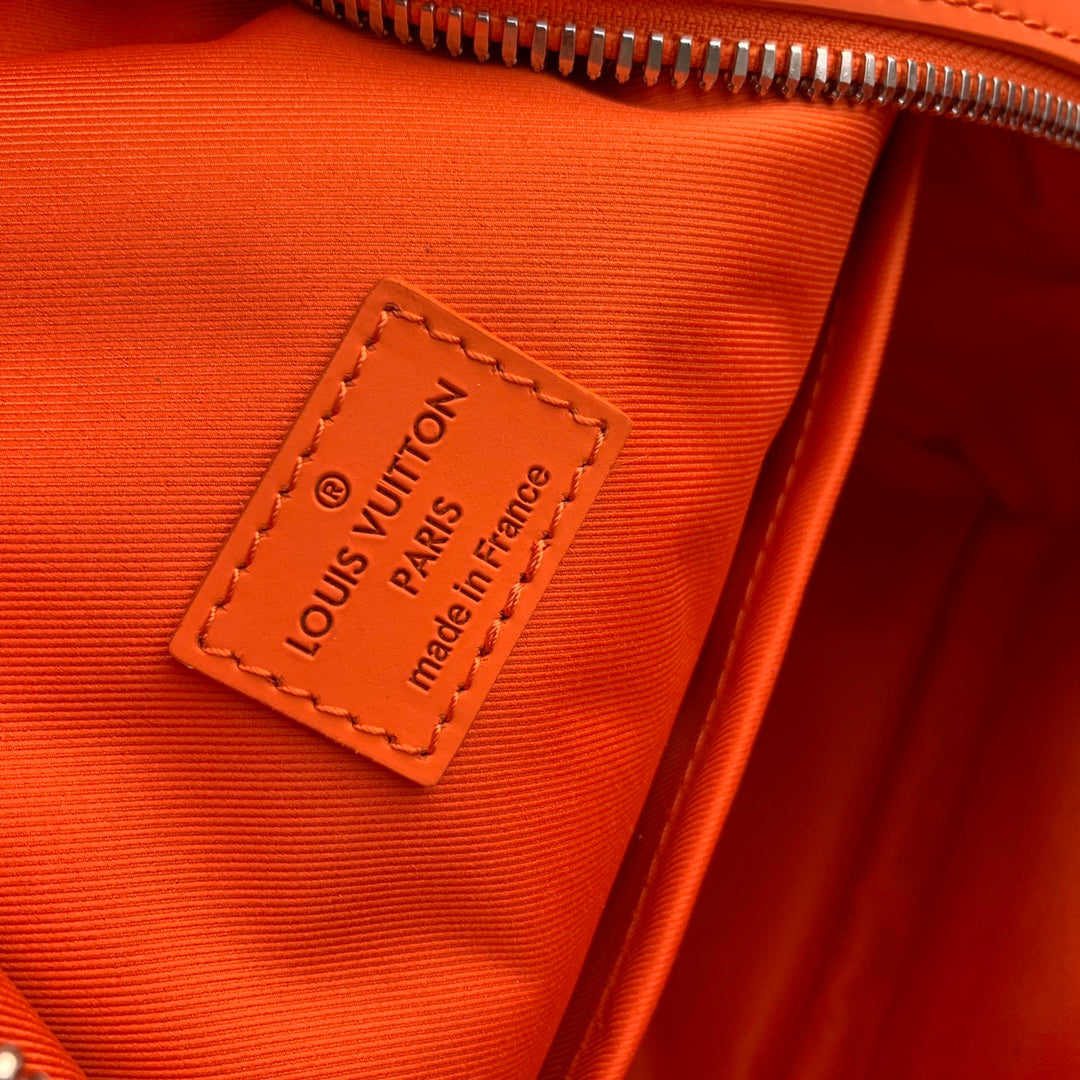 Louis Vuitton LV M57079 New Backpack Leather Orange