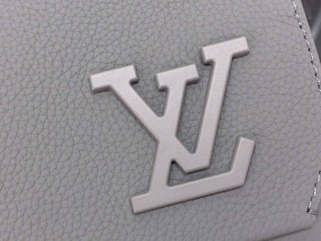 Louis Vuitton LV M57080 Aerogram Takeoff Messenger Bag Gray
