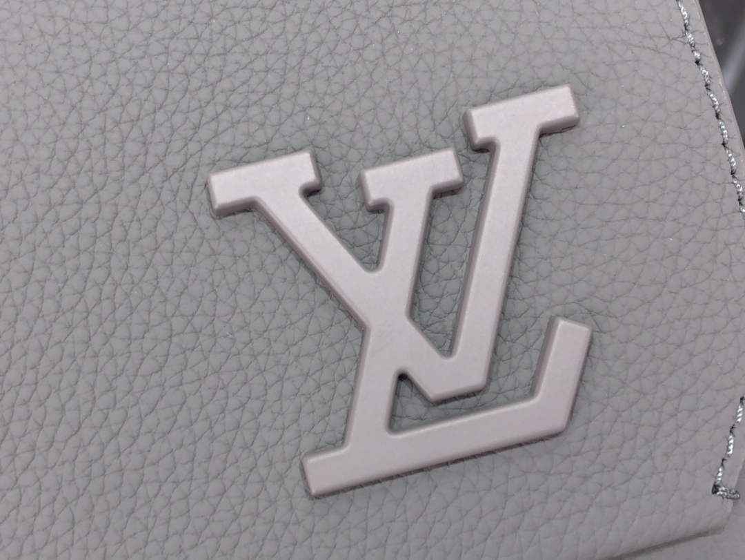 Louis Vuitton LV M57080 Aerogram Takeoff Messenger Bag Gray