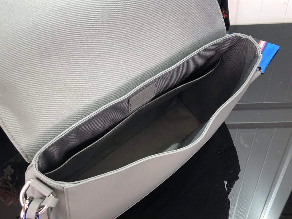 Louis Vuitton LV M57080 Aerogram Takeoff Messenger Bag Gray
