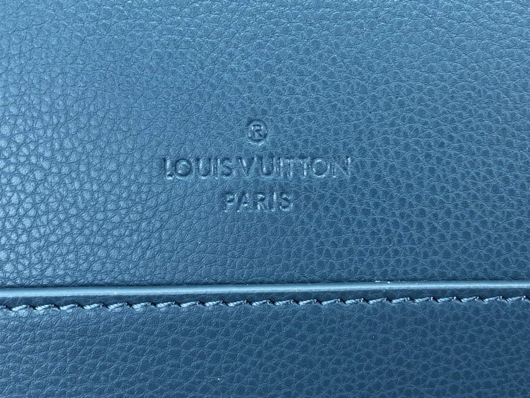 Louis Vuitton LV M57080 Aerogram Takeoff Messenger Bag Blue