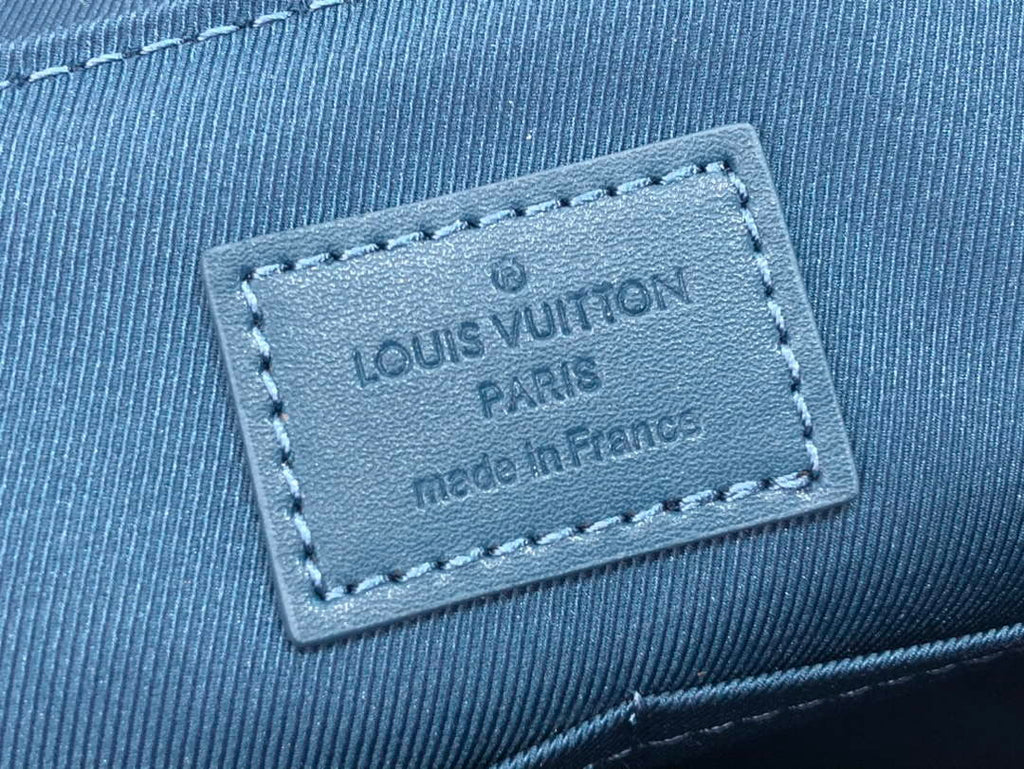 Louis Vuitton LV M57080 Aerogram Takeoff Messenger Bag Blue