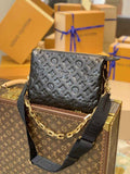 Louis Vuitton M21260 Coussin PM Handbags Black