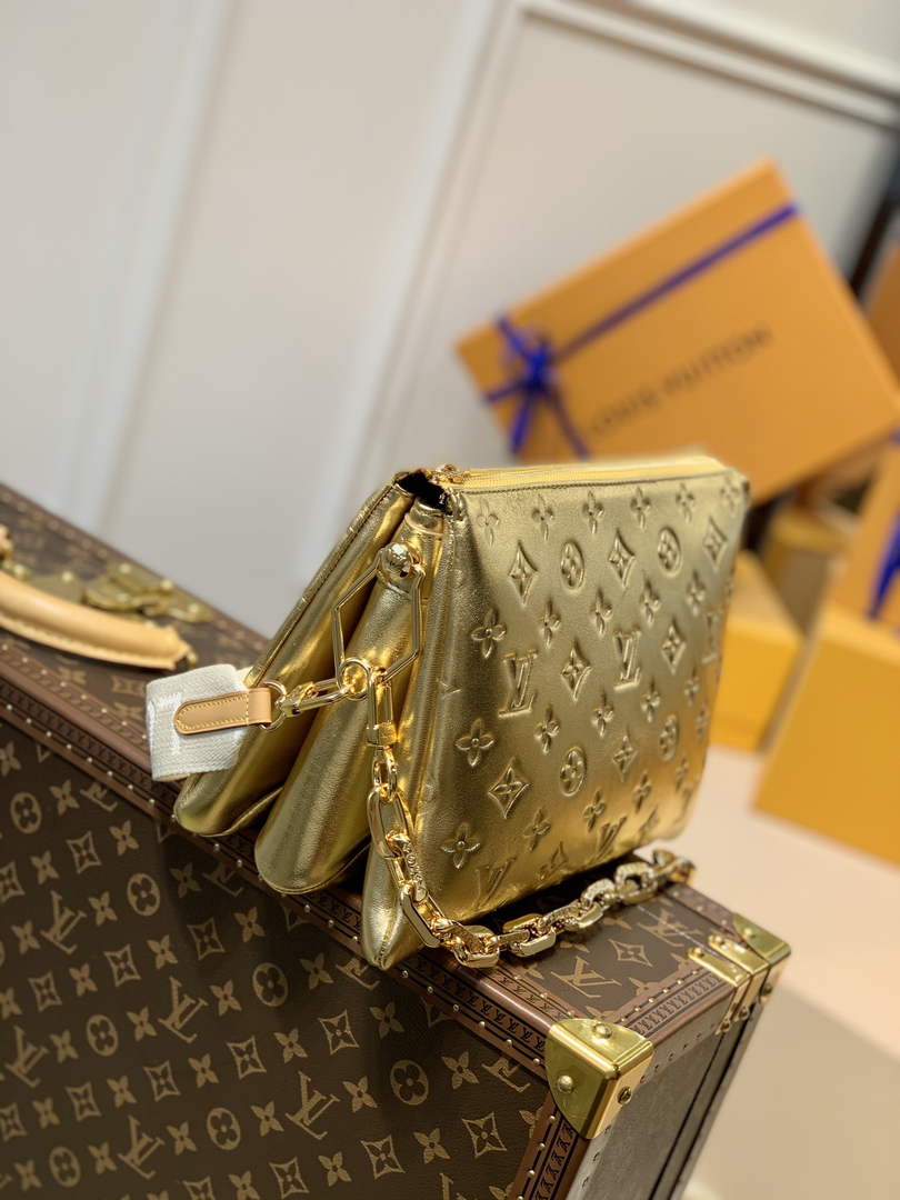 Louis Vuitton LV M57790 Coussin PM Handbags Gold - Default Title - View 2