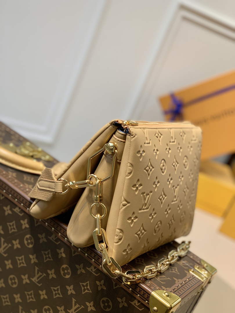 Louis Vuitton LV M57791 Coussin PM Handbags Apricot - Default Title - View 2