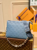 Louis Vuitton M21197 Coussin PM Handbag Lambskin Light Blue