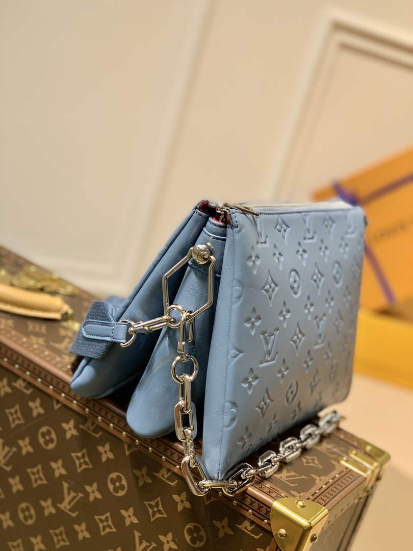 Louis Vuitton M21197 Coussin PM Handbag Lambskin Light Blue - Default Title - View 2