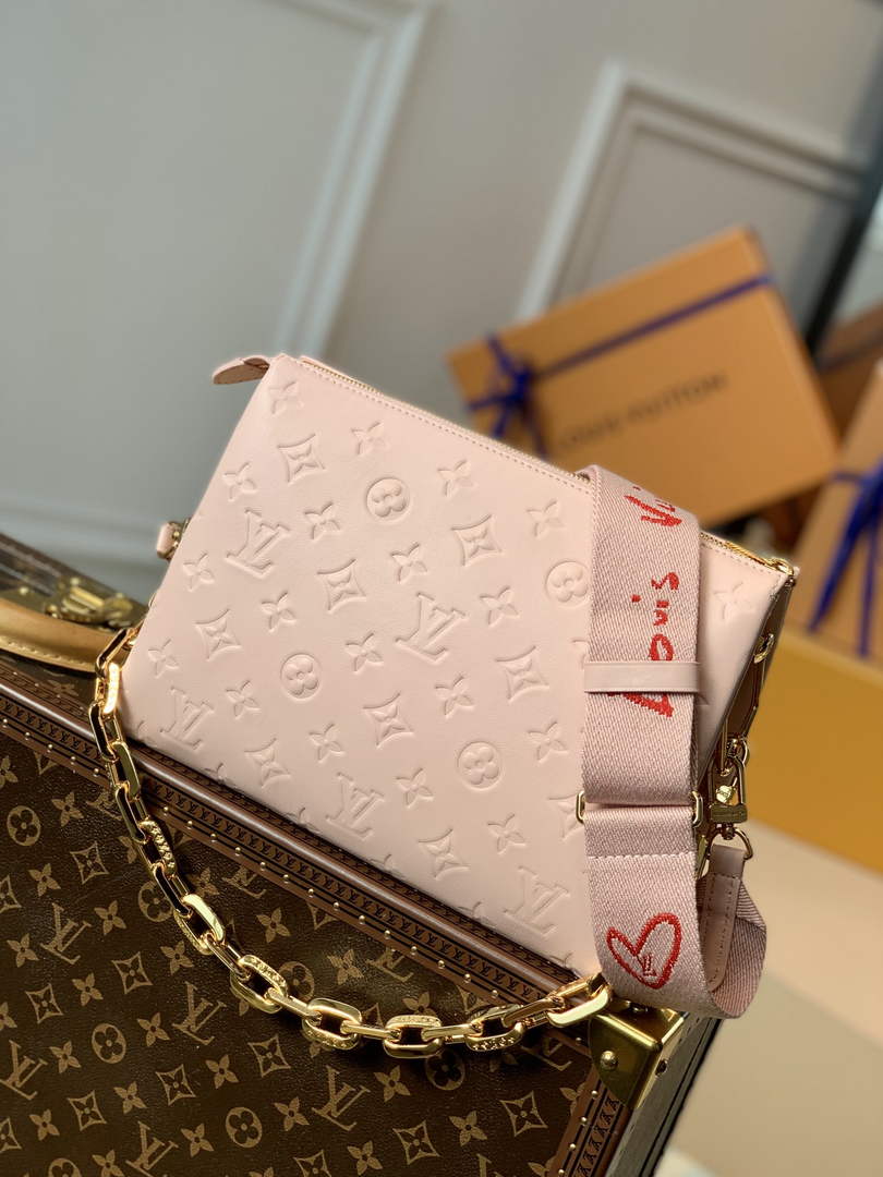 Louis Vuitton LV M58739 Coussin PM Handbags Light Pink - Default Title - View 2