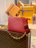 Louis Vuitton LV M59275 Coussin PM Handbags Claret
