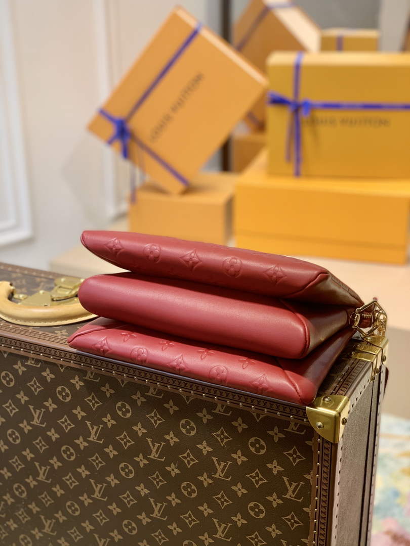 Louis Vuitton LV M59275 Coussin PM Handbags Claret - Default Title - View 3