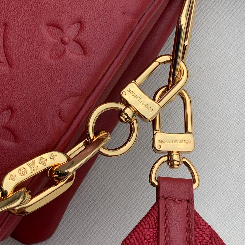 Louis Vuitton LV M59275 Coussin PM Handbags Claret - Default Title - View 5